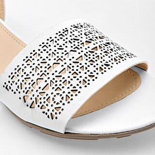 Foto 4 | Fratta Sandalia Para Mujer Blanco