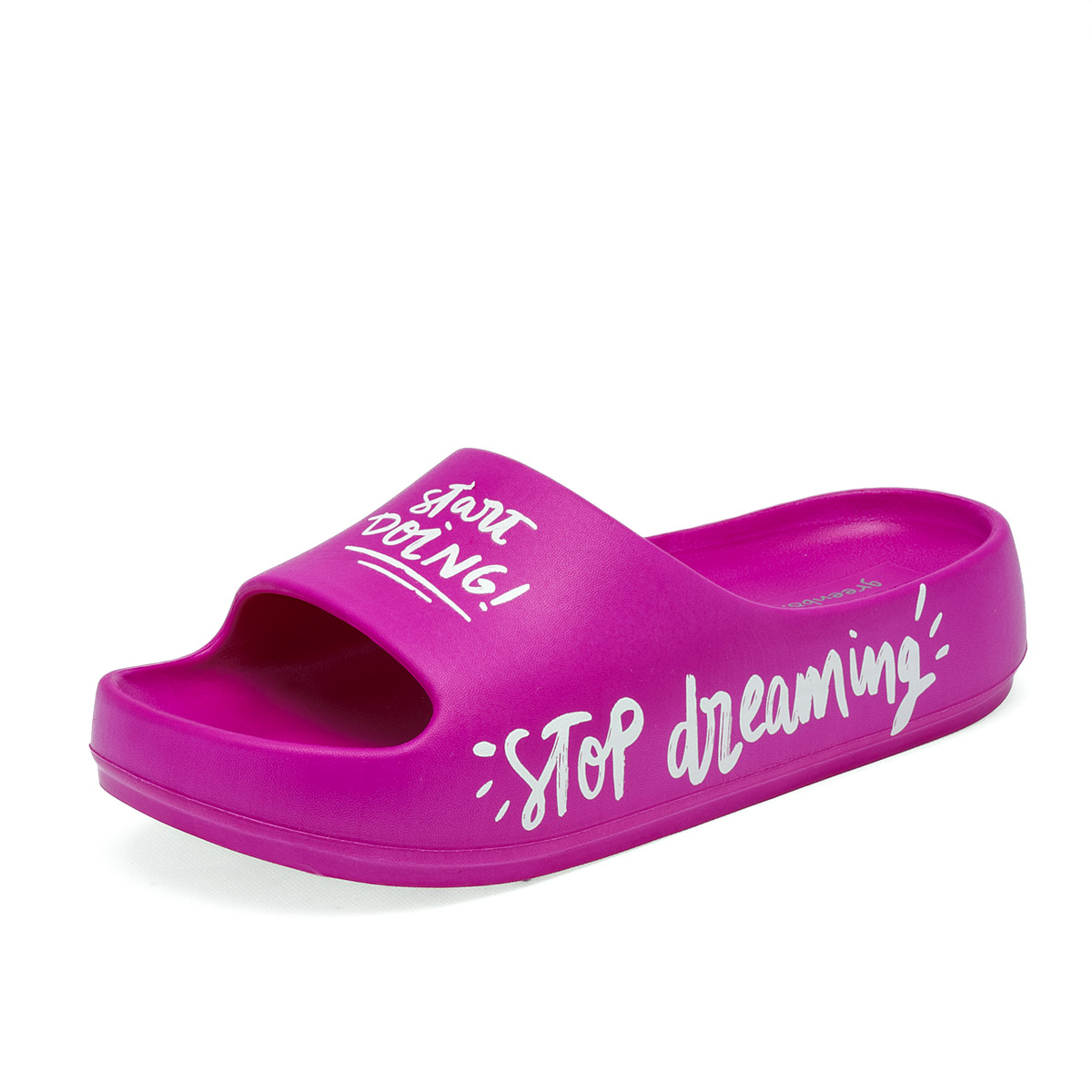 Foto 2 pulgar | Elega Sandalia Para Mujer Fucsia Blanco