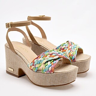 Foto 2 | Sandalia MoraMora Beige para Mujer