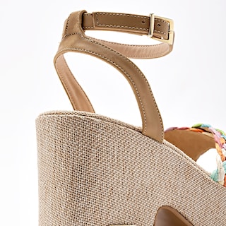 Foto 4 | Sandalia MoraMora Beige para Mujer
