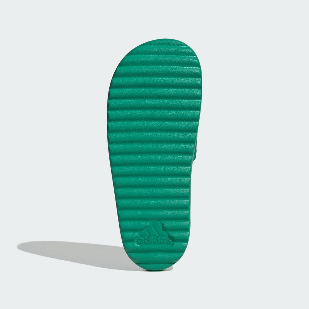 Foto 6 pulgar | Sandalias Adilette Con Plataforma Adidas Verde Mujer