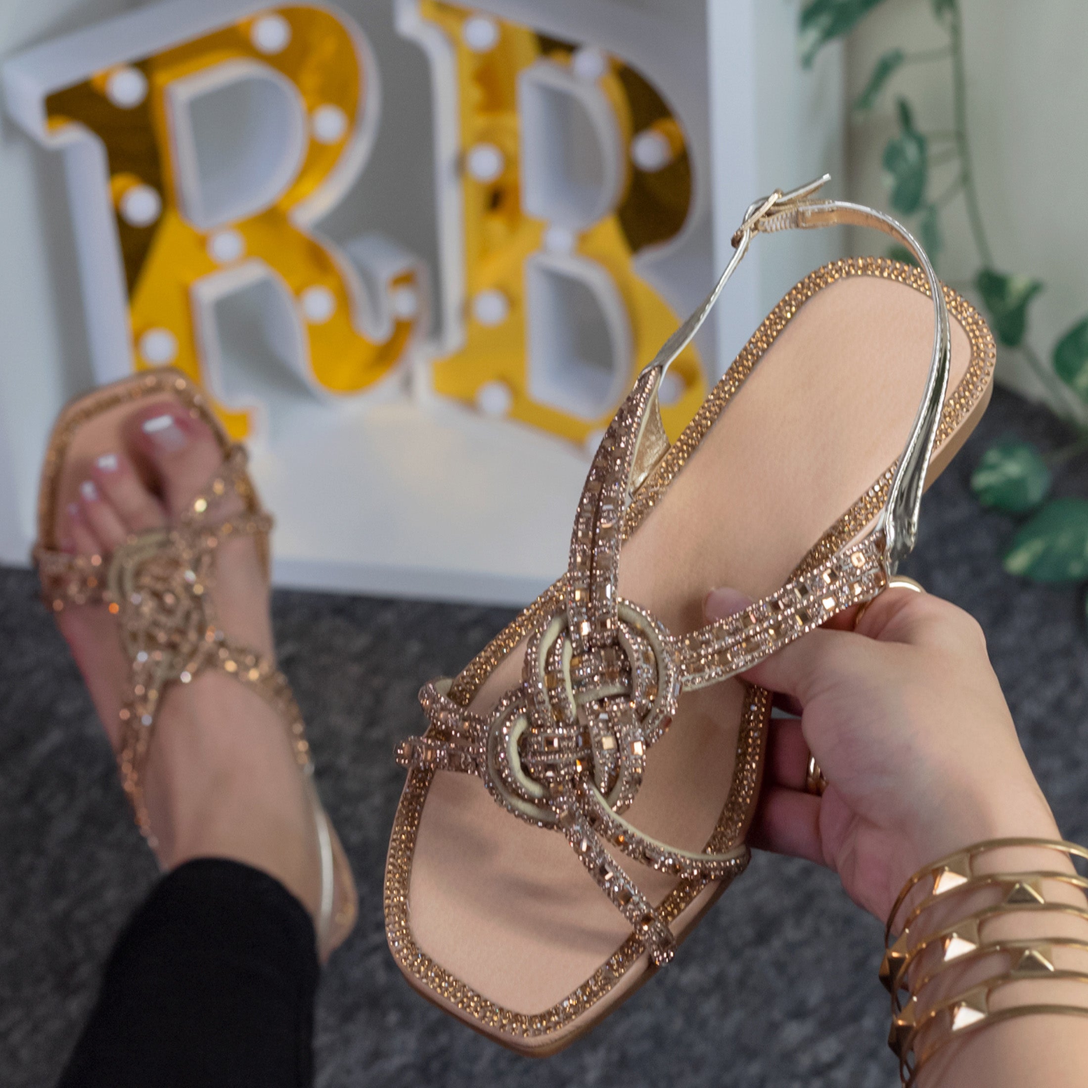 Foto 3 pulgar | Sandalias RbCollection para Mujer