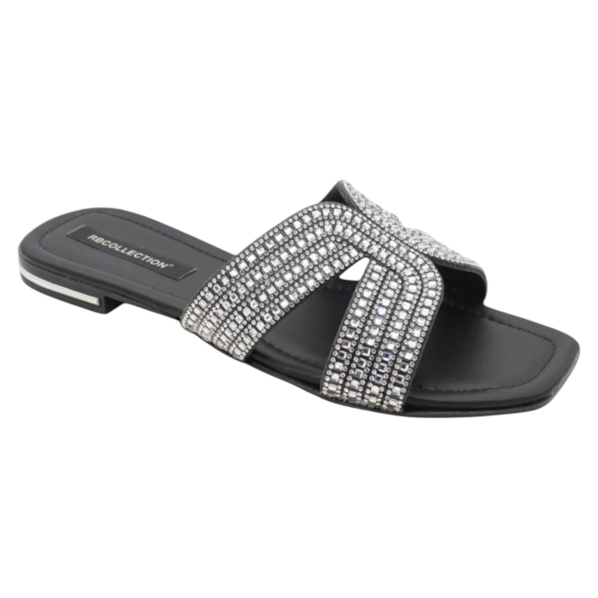 Foto 2 pulgar | Sandalias Rbcollection color Plata para Mujer