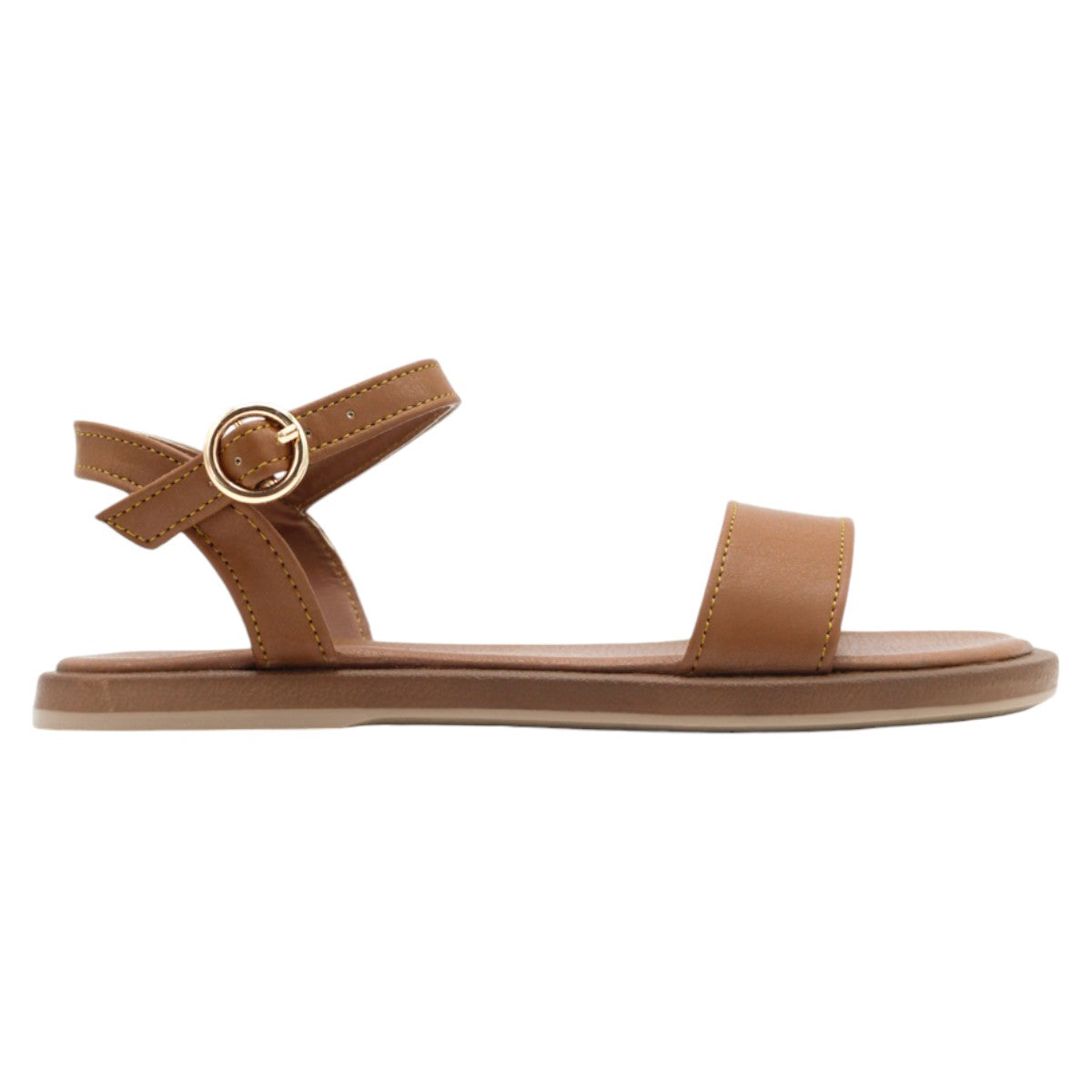 Foto 4 pulgar | Sandalias de Piso Exterior Sintético Rbcollection color Café para Mujer