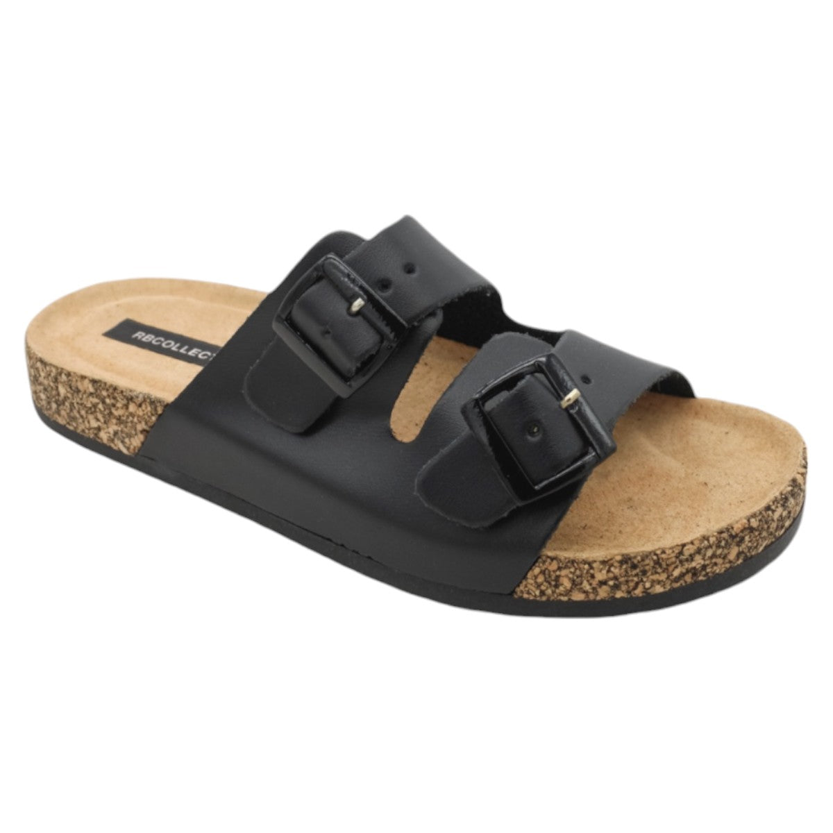 Foto 2 pulgar | Sandalias RbCollection color Negro para Mujer