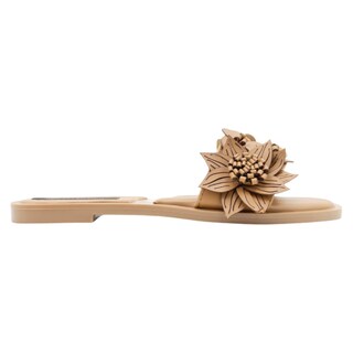 Foto 3 | Sandalias De Piso Rbcollection Exterior Textil Café Para Mujer