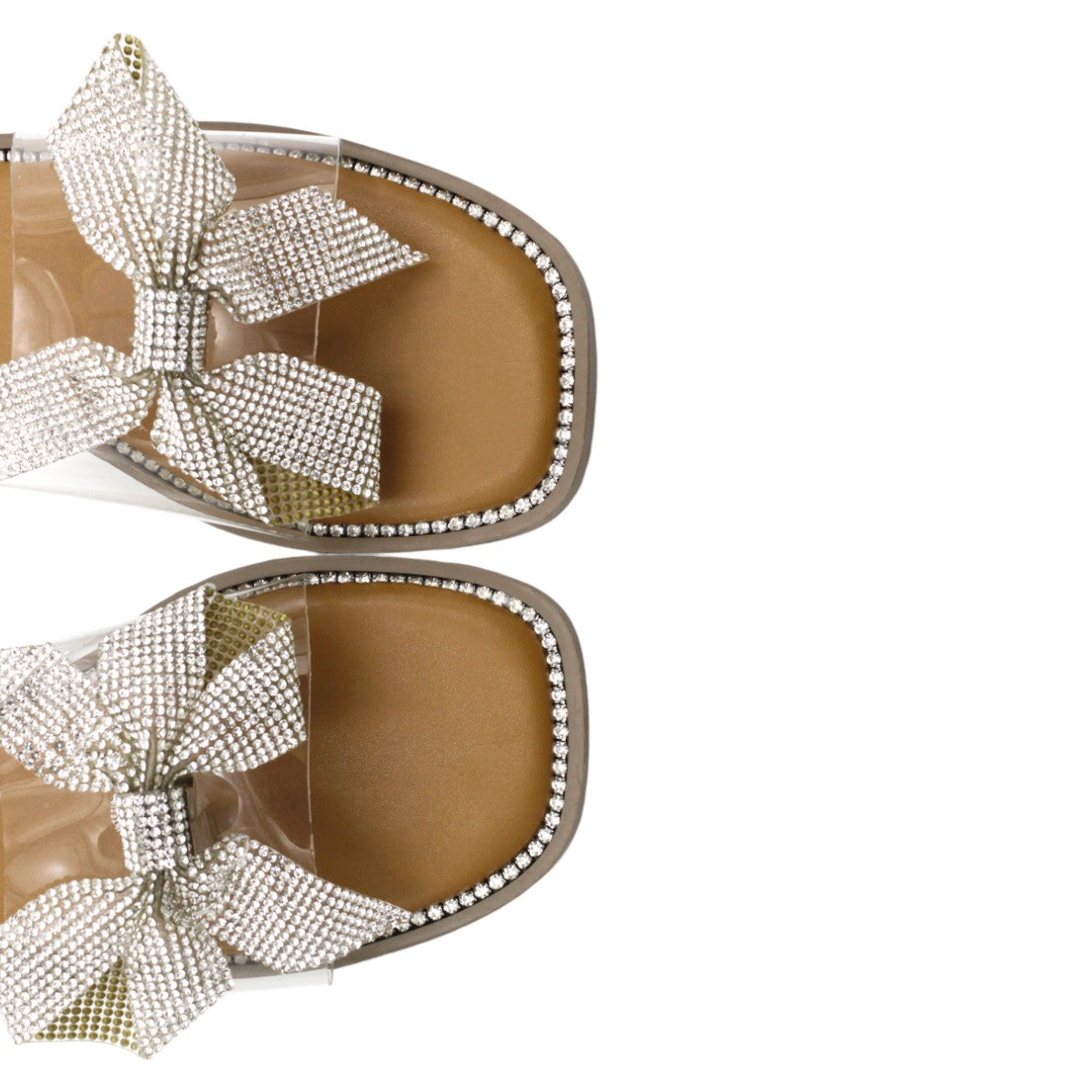 Foto 5 | Sandalias De Piso Exterior Sintético Color Plata Para Mujer De Rbcollection