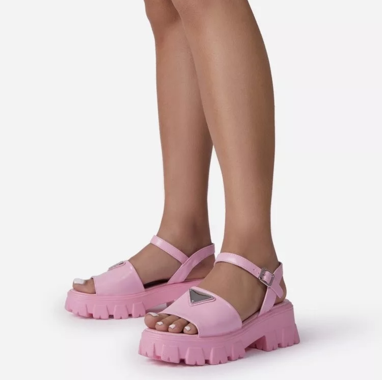 Foto 4 pulgar | Sandalia Dupe PR4D4 Da Lemonade