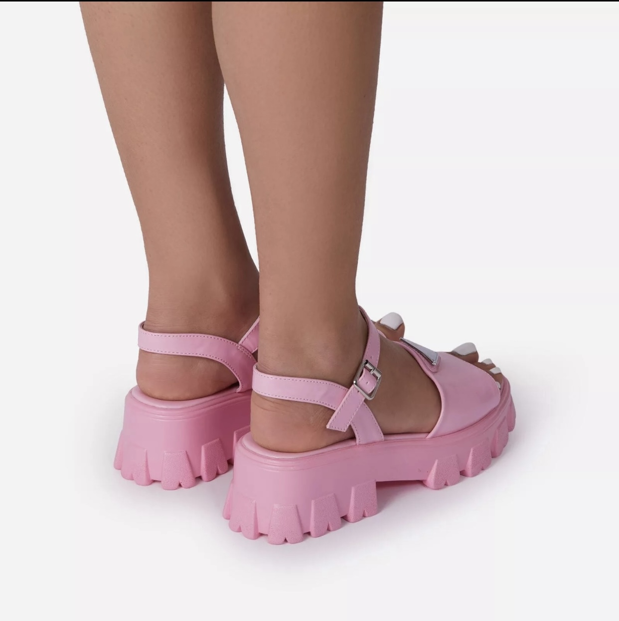 Foto 5 pulgar | Sandalia Dupe PR4D4 Da Lemonade