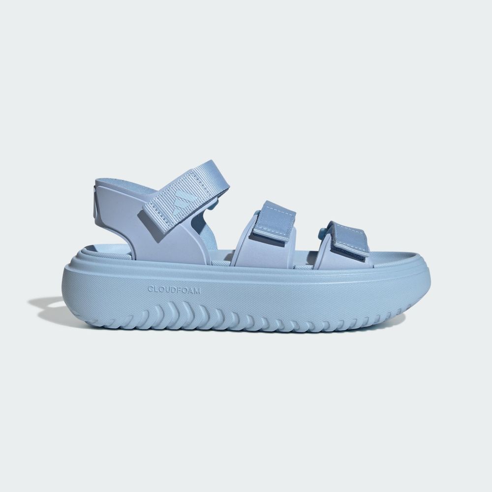 Foto 2 | Sandalias Slyn Adidas Azul para Mujer