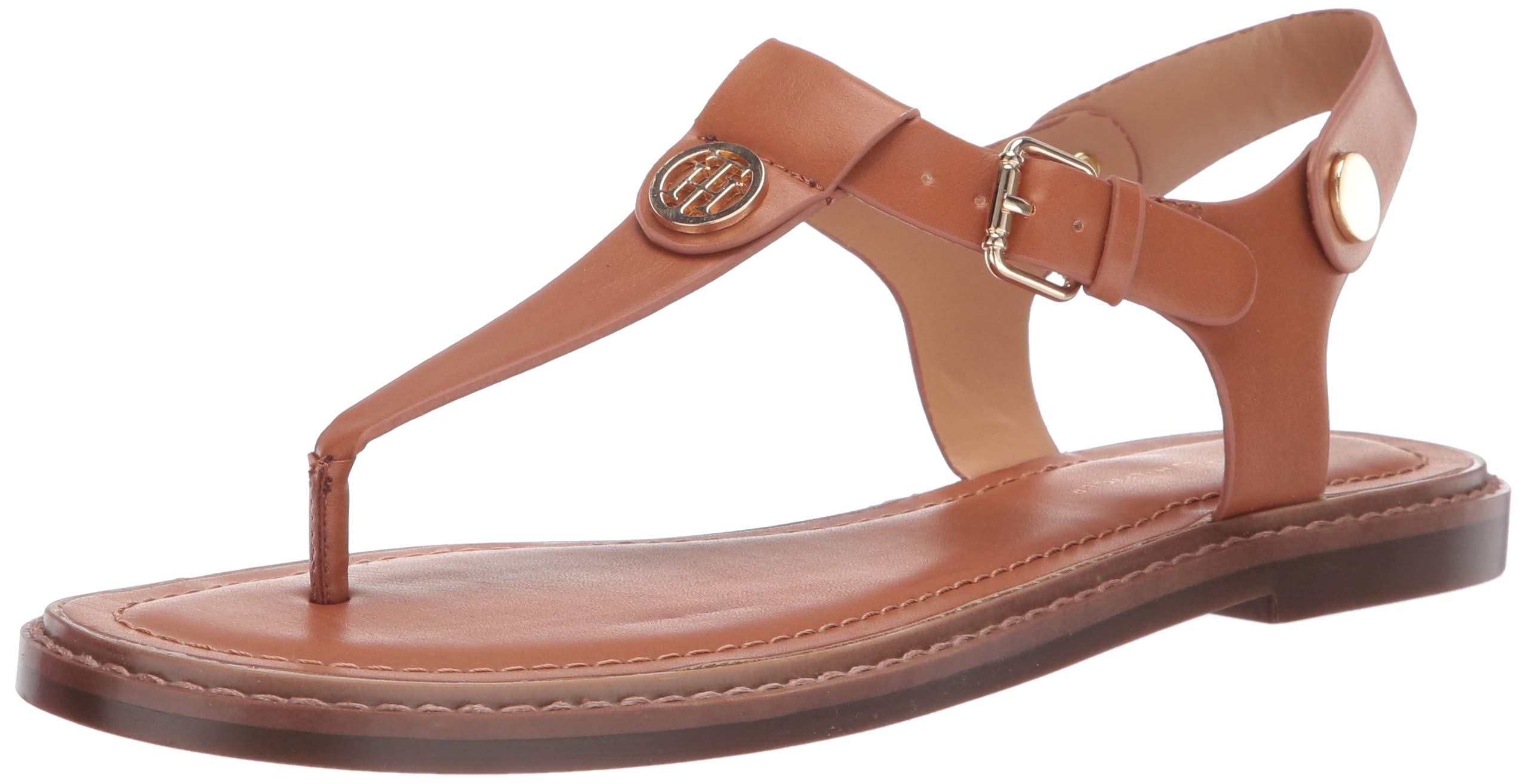 Foto 2 pulgar | Sandalia Plana Tommy Hilfiger Bennia Para Mujer, Marrón Claro 6.5 - Venta Internacional.