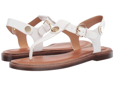 Foto 1 | Sandalia Plana Tommy Hilfiger Bennia Para Mujer, Color Blanco, Talla 8 - Venta Internacional.