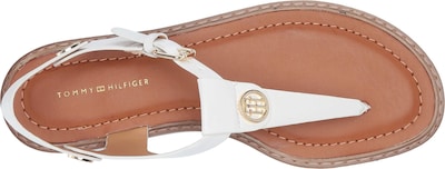 Foto 2 | Sandalias Tommy Hilfiger Bennia Flat Para Mujer, Color Blanco, Talla 37 - Venta Internacional.