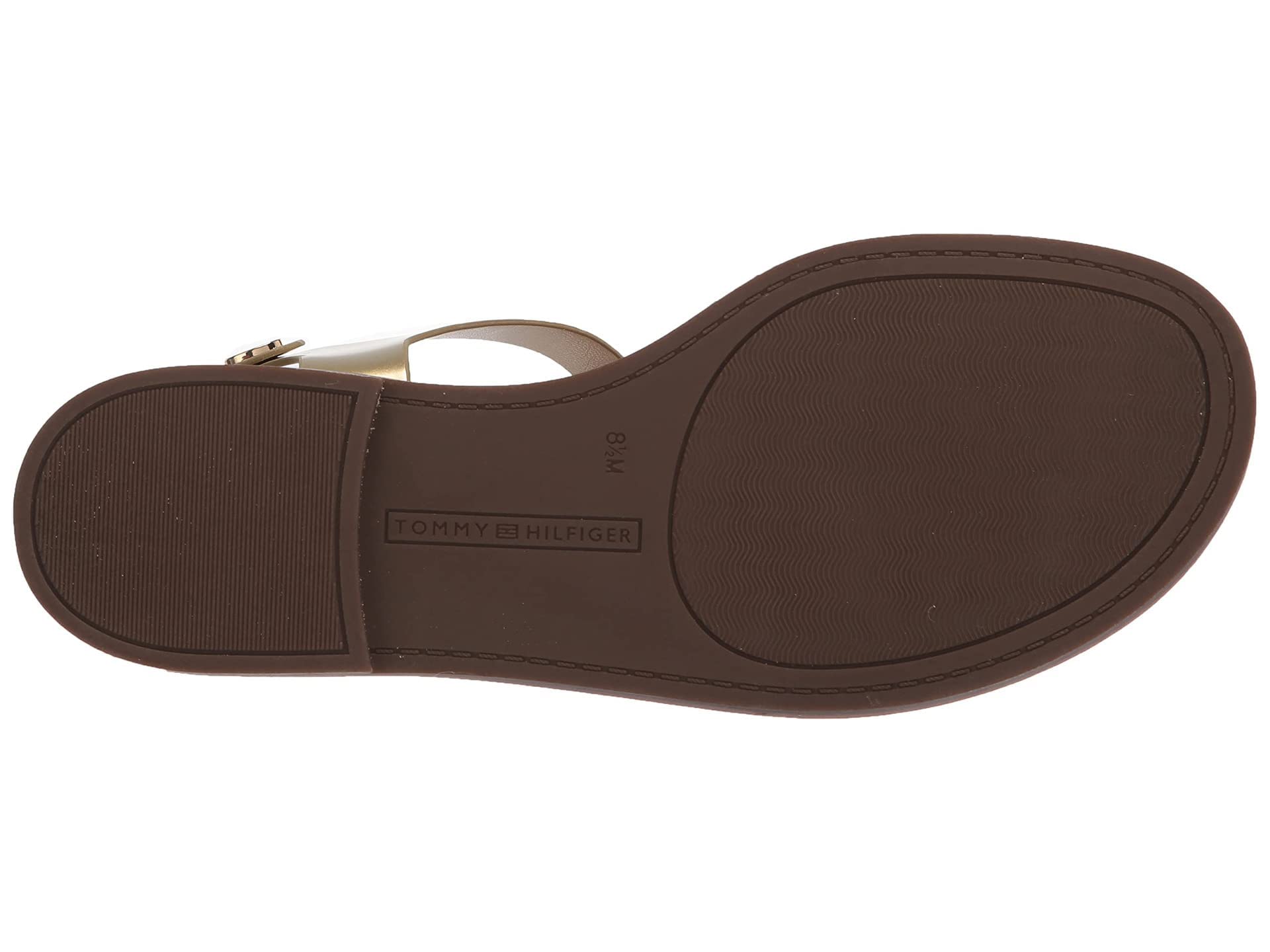 Foto 4 pulgar | Sandalias Tommy Hilfiger Bennia Para Mujer, Color Dorado, Talla 6 - Venta Internacional.