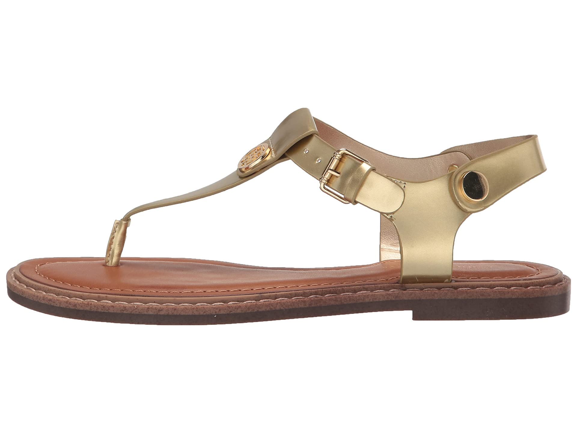 Foto 5 pulgar | Sandalias Tommy Hilfiger Bennia Para Mujer, Color Dorado, Talla 6 - Venta Internacional.