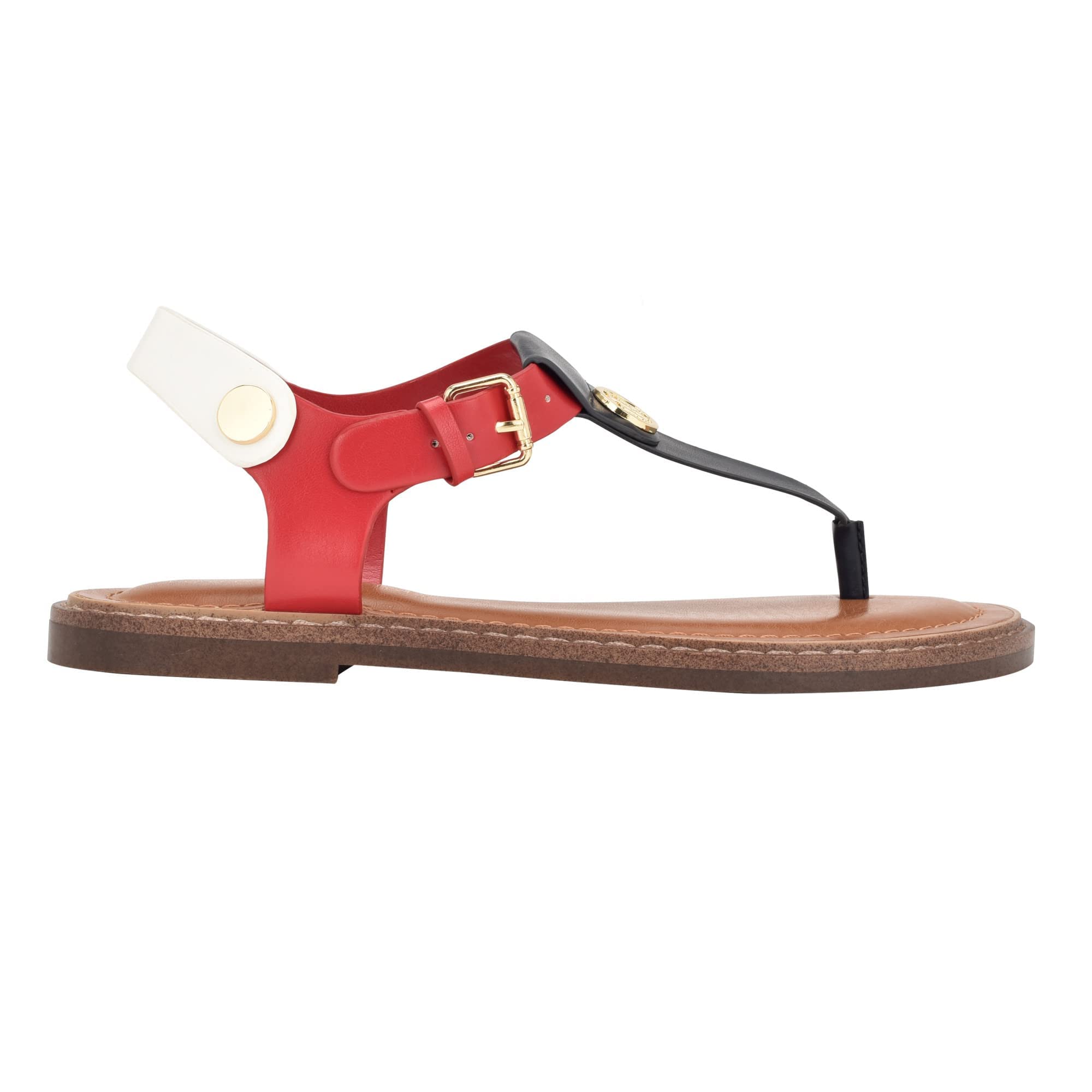 Foto 5 pulgar | Sandalia Tommy Hilfiger Bennia Para Mujer, Color Rojo, Talla 8 - Venta Internacional.