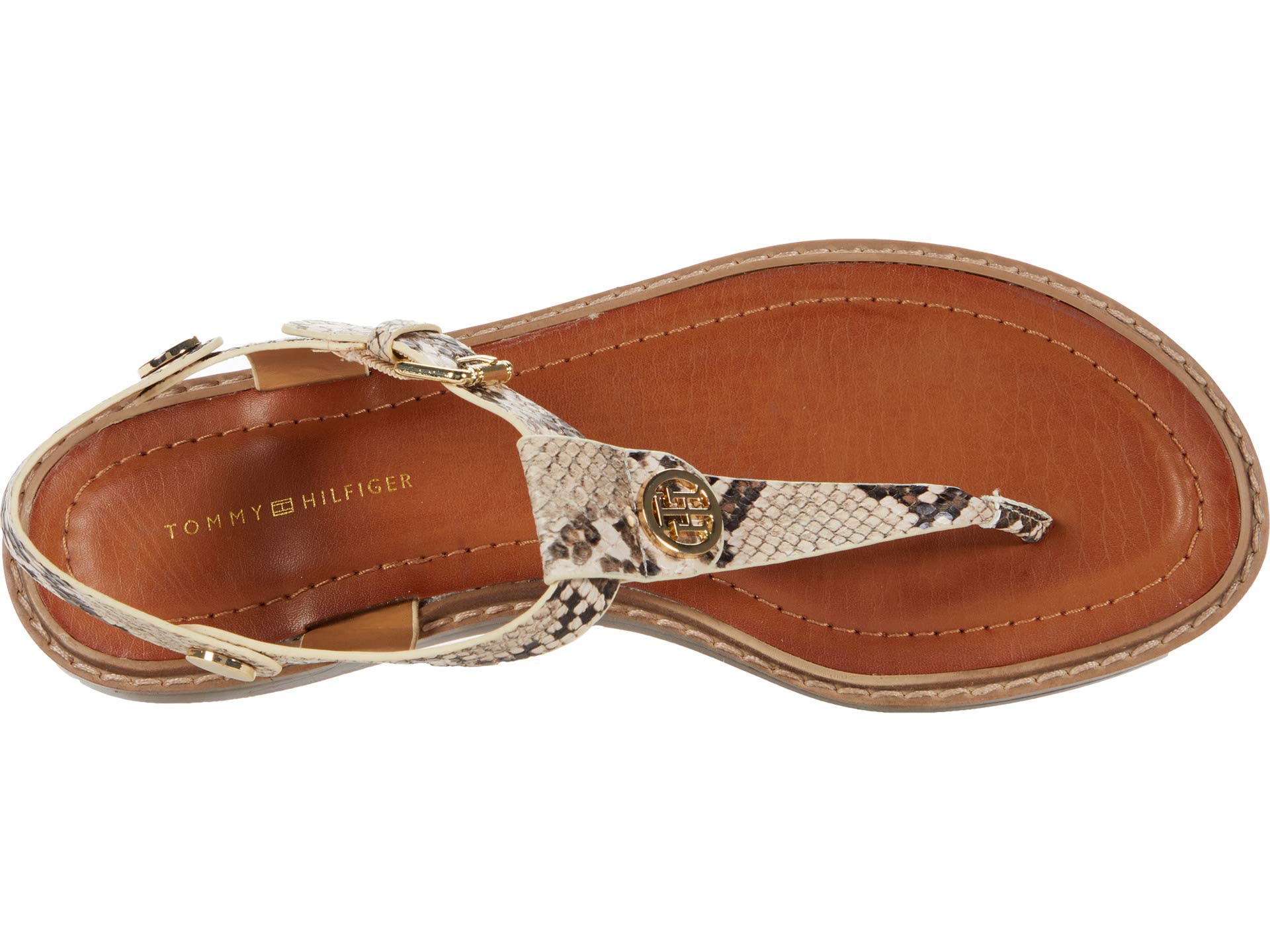 Foto 3 pulgar | Sandalias Tommy Hilfiger Bennia Para Mujer, Color Beige, Talla 35 - Venta Internacional.