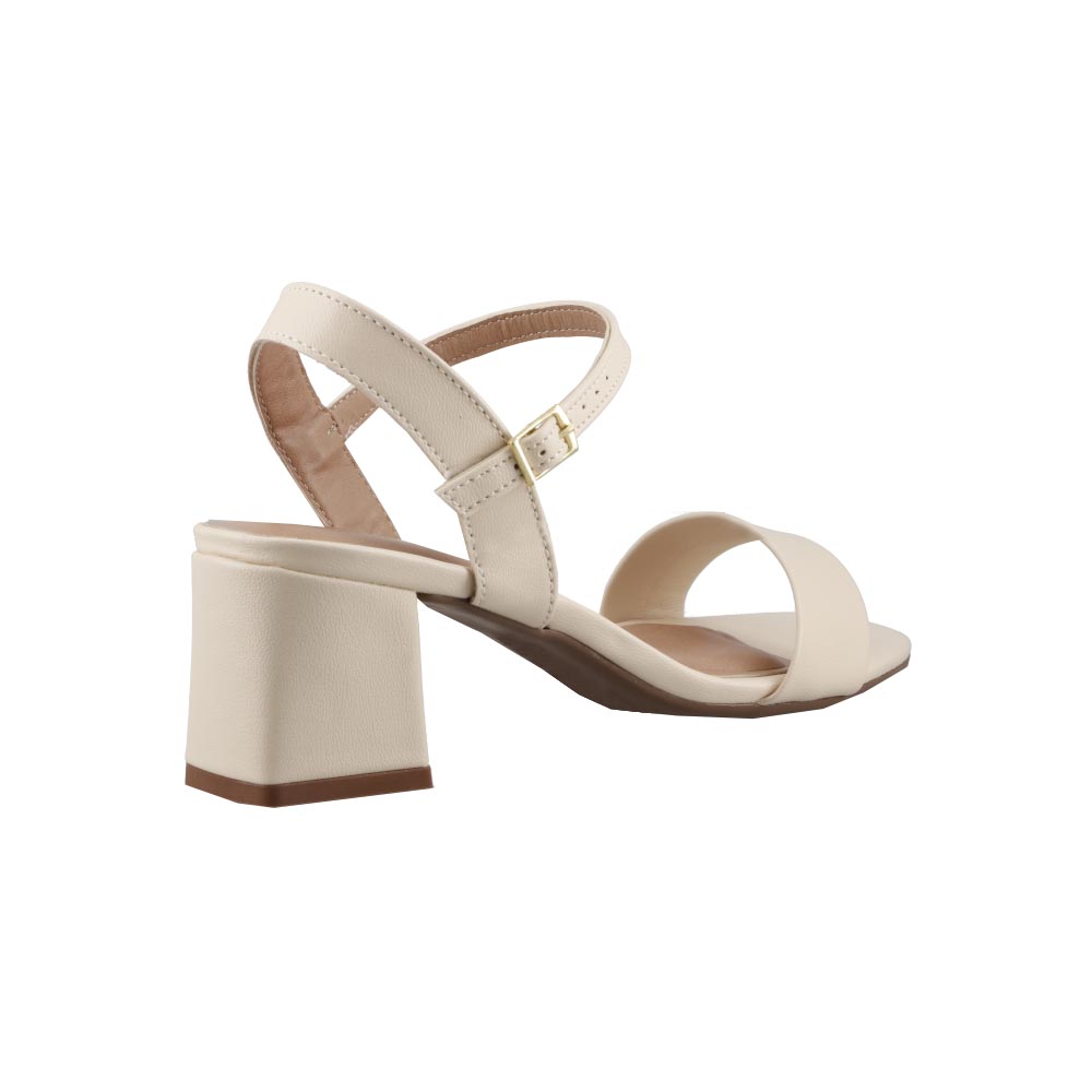Foto 4 pulgar | Sandalias Beira Rio 8536100 Beige Tacon Ancho Bajo Mujer Talla 22 A 27 E Sandalia Vestir