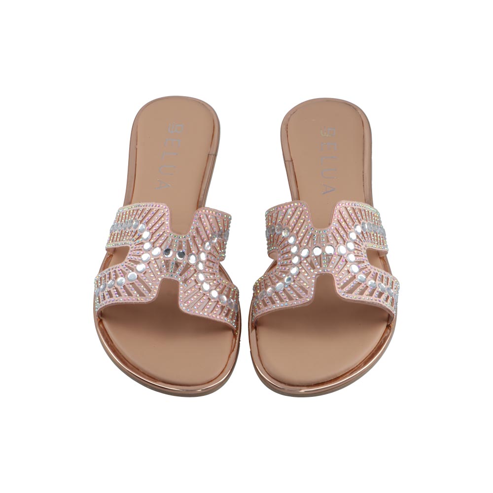 Foto 6 | Sandalia Dama Belua 9204 Oro Rosado Sandalia Casual Piso Talla 23 A 26 E