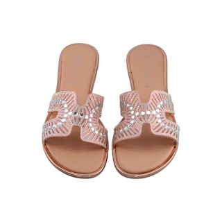 Foto 6 | Sandalia Dama Belua 9204 Oro Rosado Sandalia Casual Piso Talla 23 A 26 E