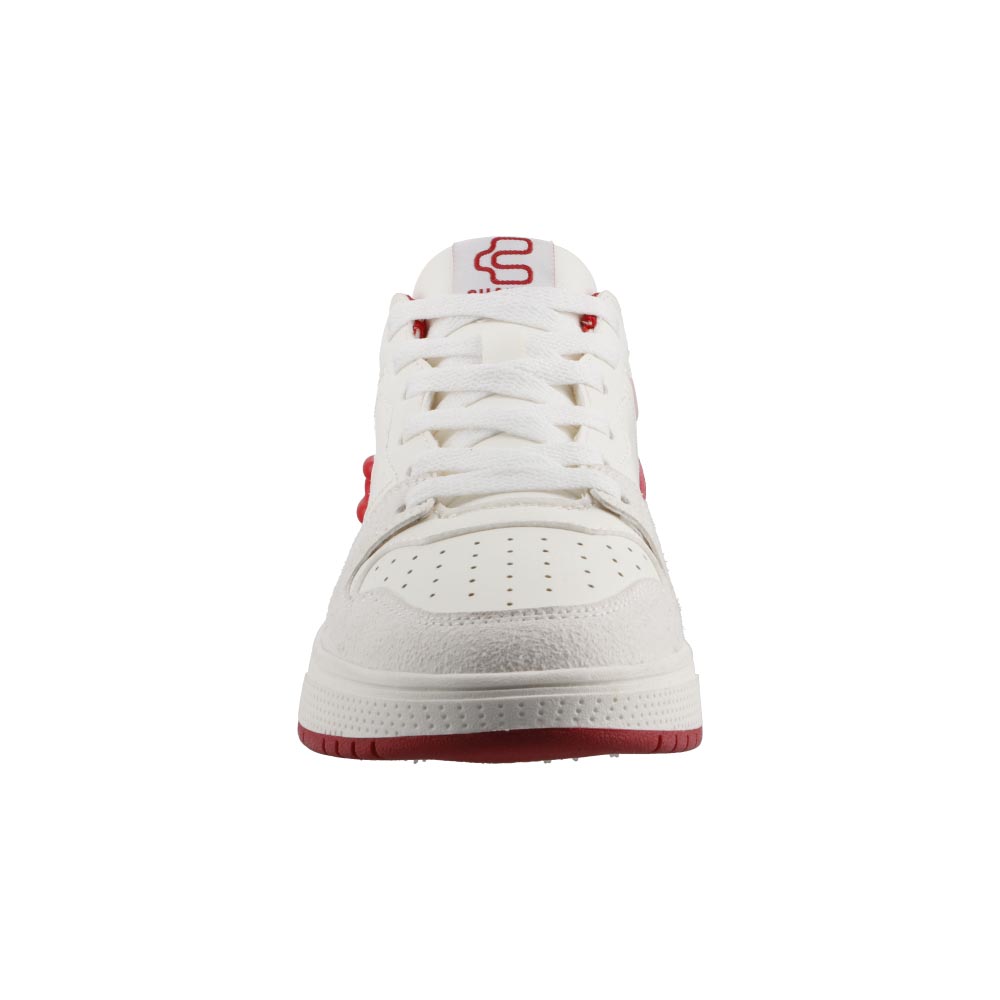 Foto 5 | Tenis Dama Charly 59959 Blanco/rojo Tenis Casuales Mujer Talla 22 A 27 E