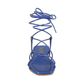Foto 3 | Sandalias Gladiadoras Casuales Kipon Correas Azules para Mujer
