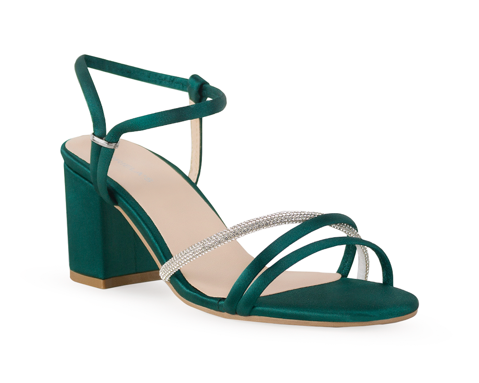 Sandalia Color Verde Fiesta Material Sintetico