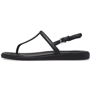 Foto 3 | Sandalias Crocs Miami Tanga Para Mujer, Color Negro, Talla 11 - Venta Internacional.