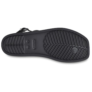 Foto 6 | Sandalias Crocs Miami Tanga Para Mujer, Color Negro, Talla 11 - Venta Internacional.