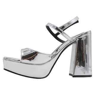 Foto 4 | Sandalias de Tacón RbCollection para Mujer