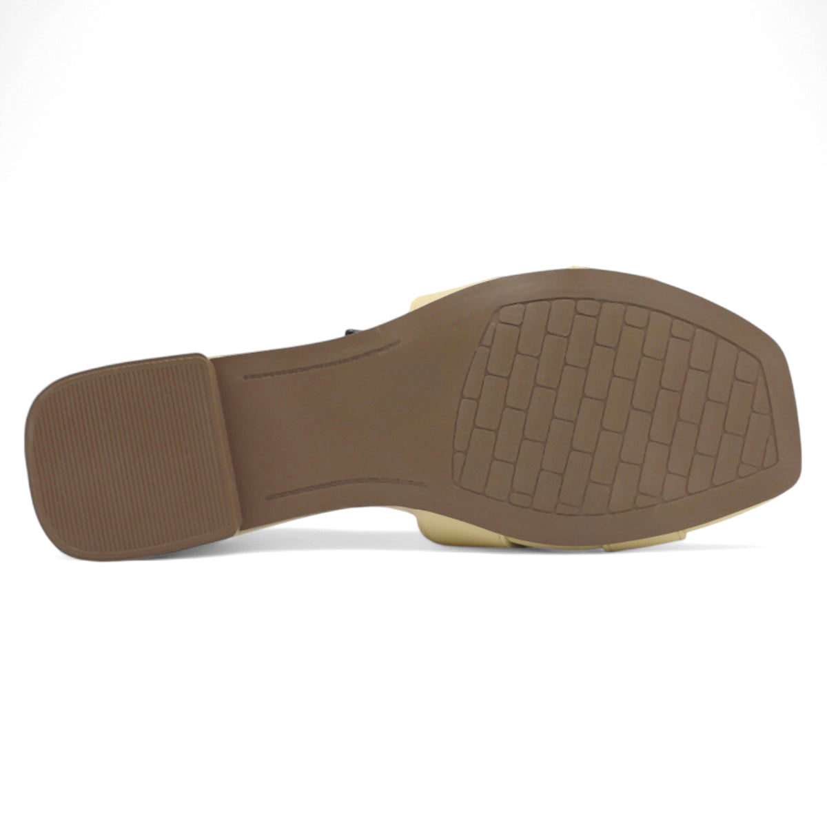 Foto 5 pulgar | Sandalias Rbbasics Piel Vegana Amarillo para Mujer