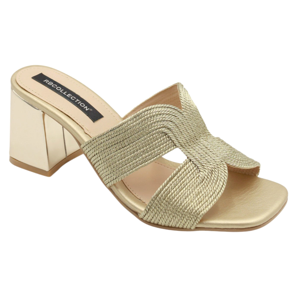 Foto 2 pulgar | Sandalias de Tacón RbCollection para Mujer