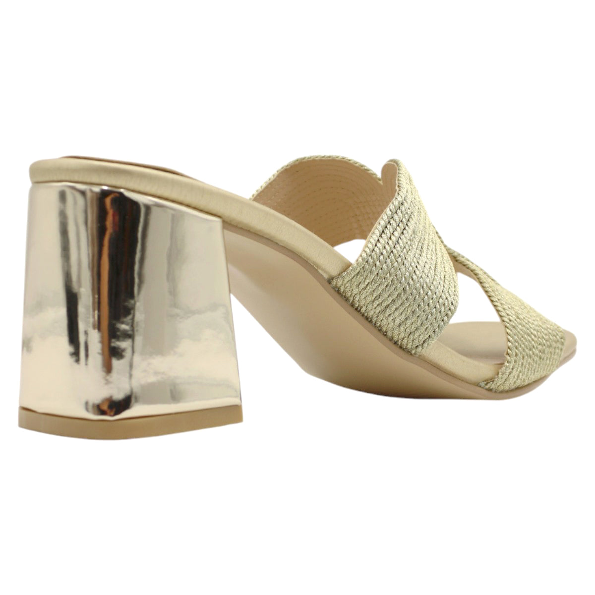 Foto 4 pulgar | Sandalias de Tacón RbCollection para Mujer