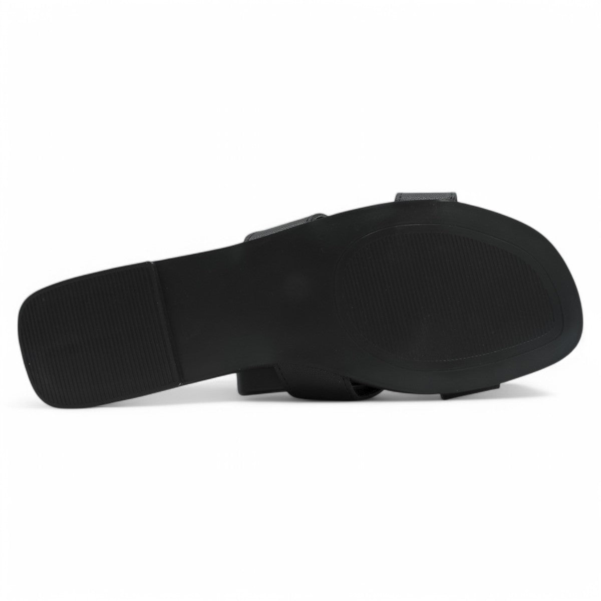 Foto 5 pulgar | Sandalias De Piso Exterior Piel Vegana Color Negro Para Mujer De Rbbasics