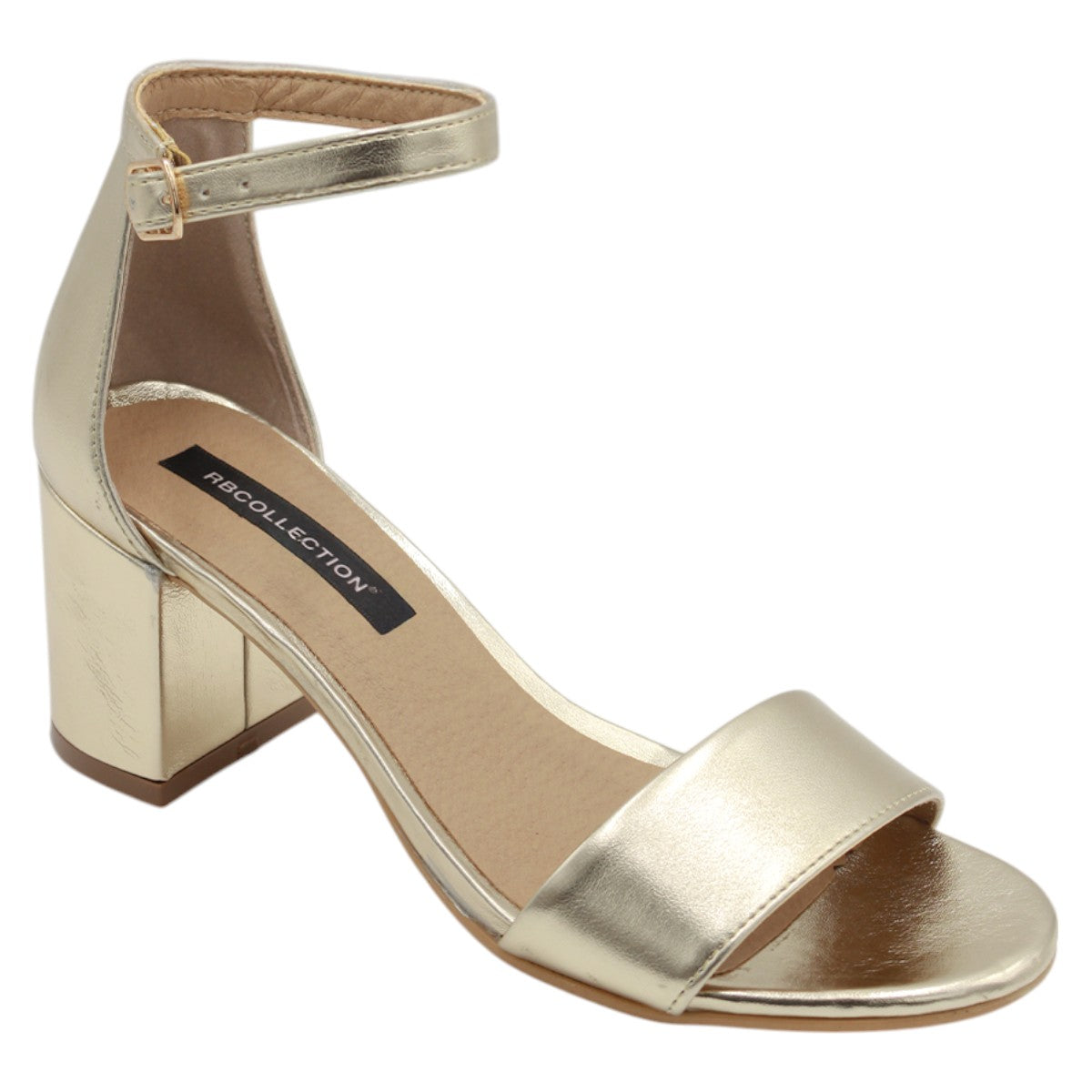 Foto 2 pulgar | Sandalias de Tacón RbCollection para Mujer