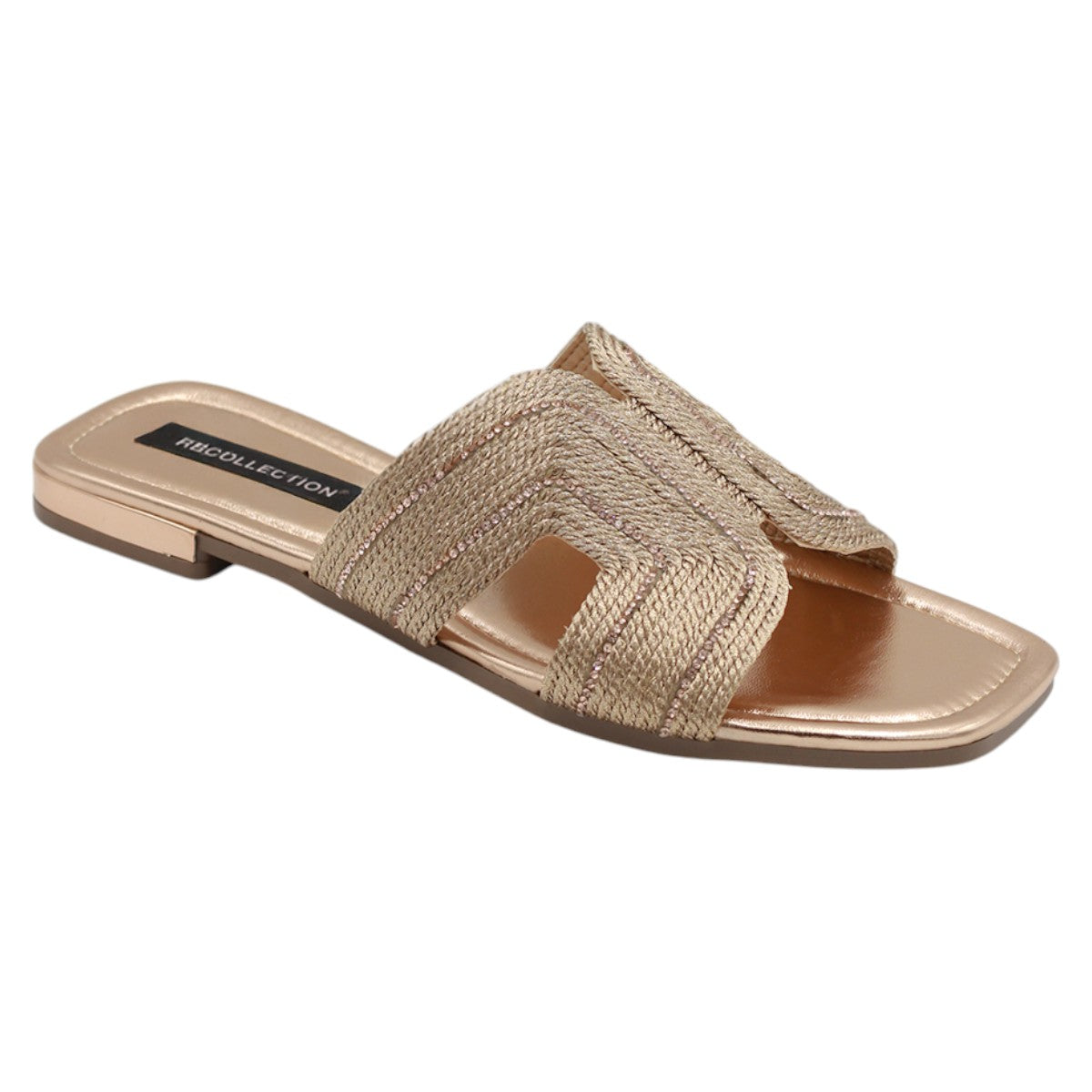 Sandalias Rbcollection Oro Para Mujer
