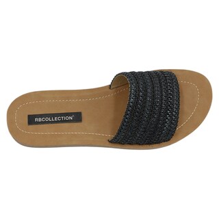 Foto 3 | Sandalias Rbcollection Negro para Mujer