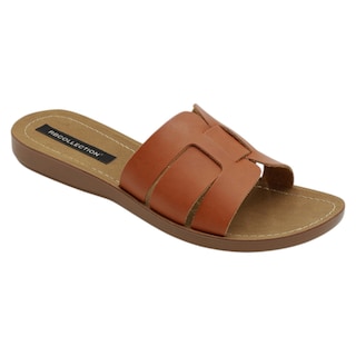 Foto 1 | Sandalias Rbcollection Piel Vegana Café para Mujer