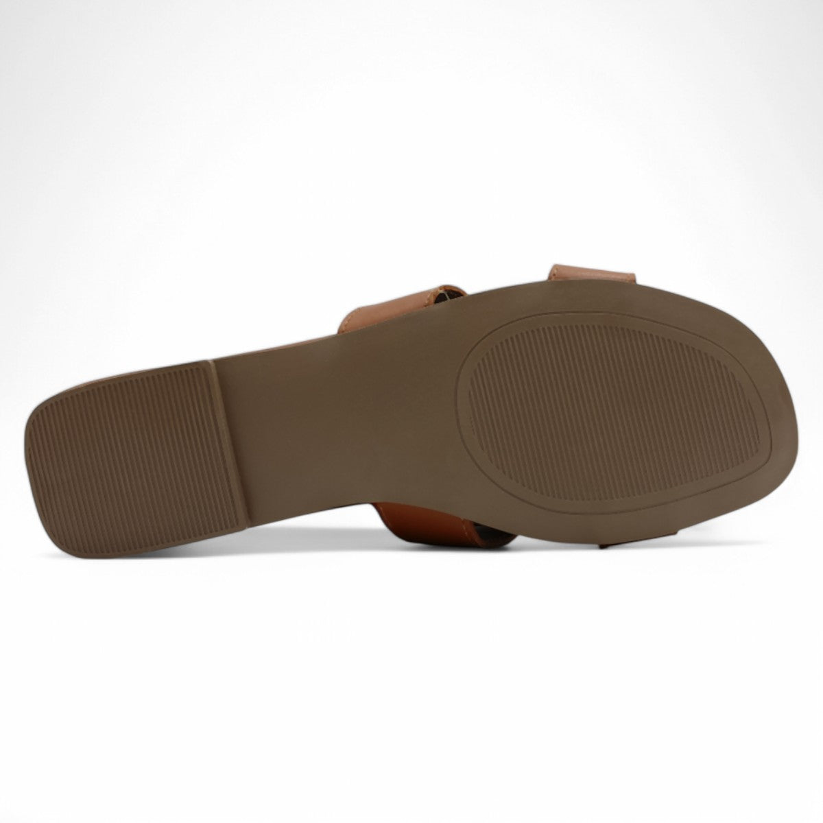 Foto 5 pulgar | Sandalias Piel Vegana Rbbasics Café para Mujer