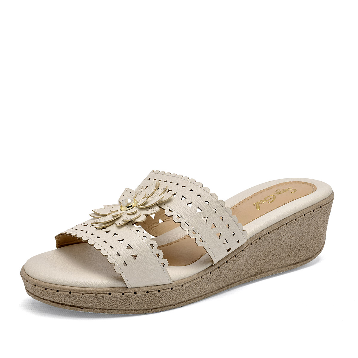 Sexy Girl Sandalia Para Mujer Beige