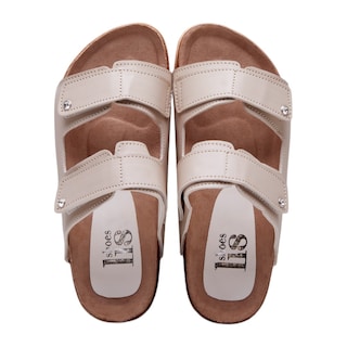 Foto 1 | Sandalia Calzado Watanabe Color Beige Suela Corcho