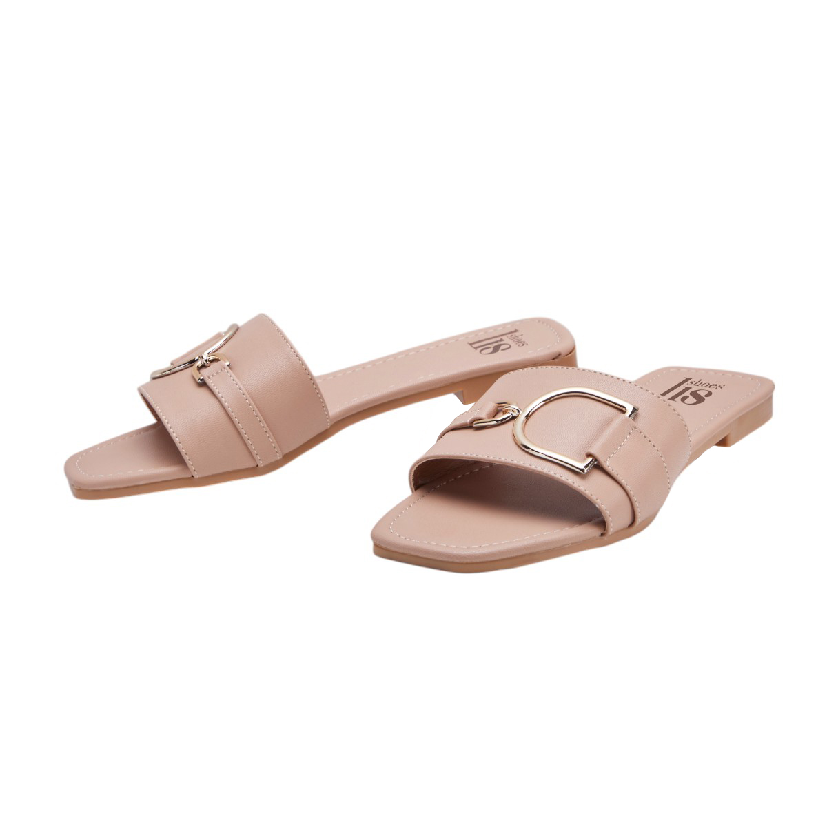 Foto 3 pulgar | Sandalia Calzado Watanabe Color Beige  Plana Herraje