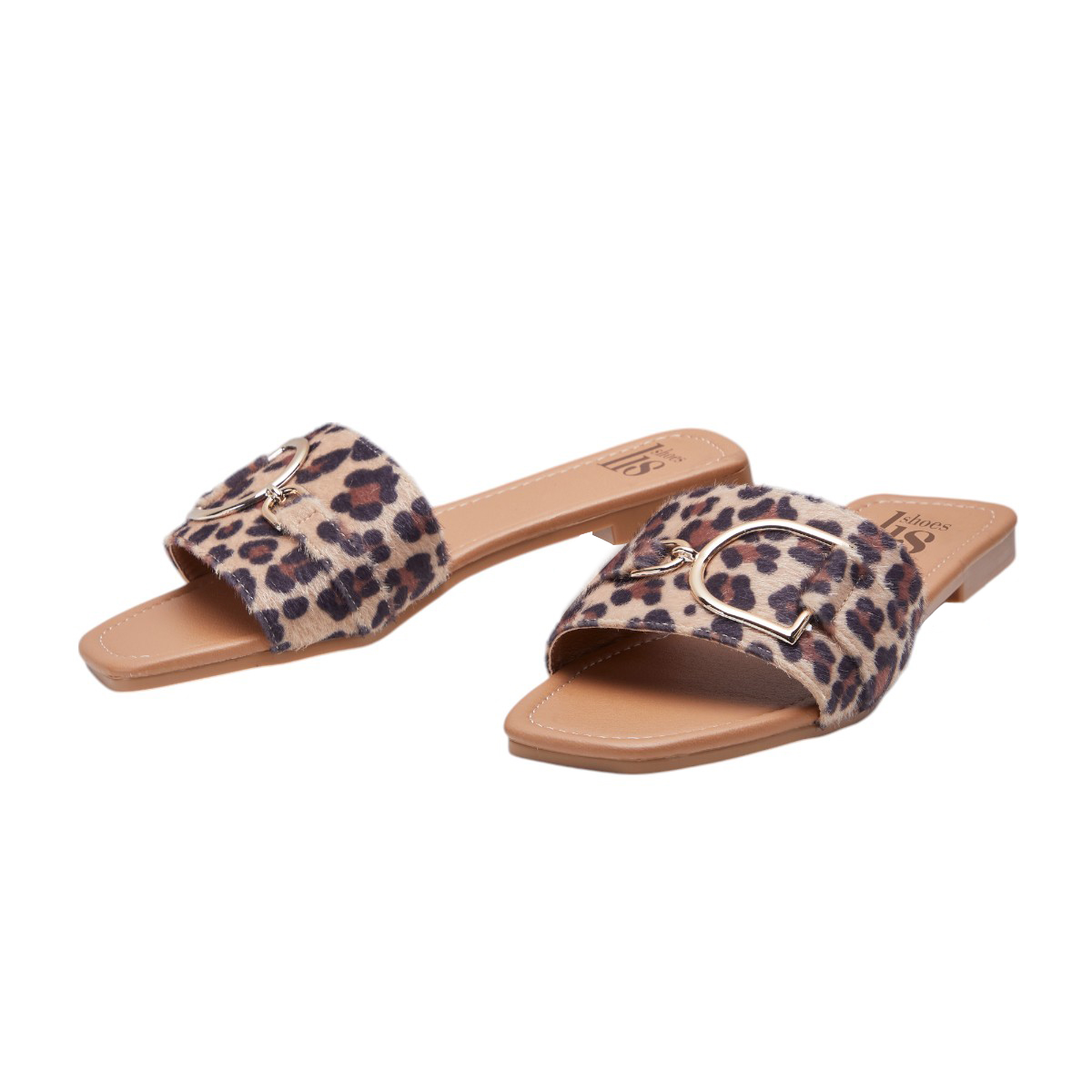 Foto 2 | Sandalia Calzado Watanabe Color Multicolor Animal Print Plana Herraje