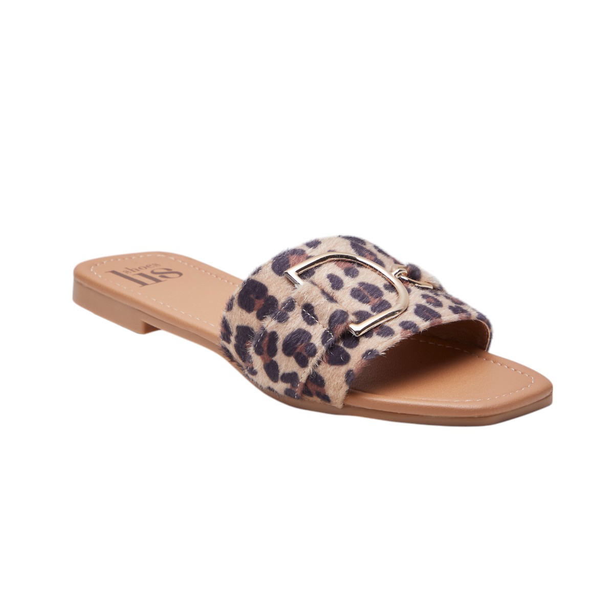 Foto 4 pulgar | Sandalia Calzado Watanabe Color Multicolor Animal Print Plana Herraje
