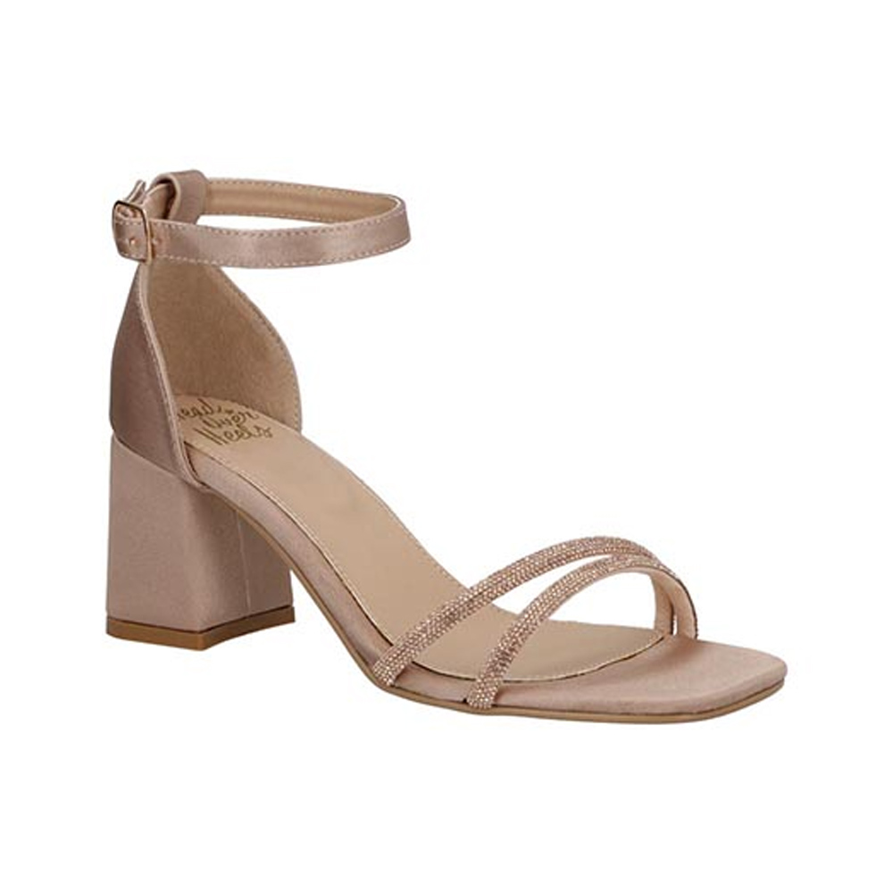 Foto 2 | Sandalias Abiertas Head Over Heels 930 Tacón Ancho para Mujer