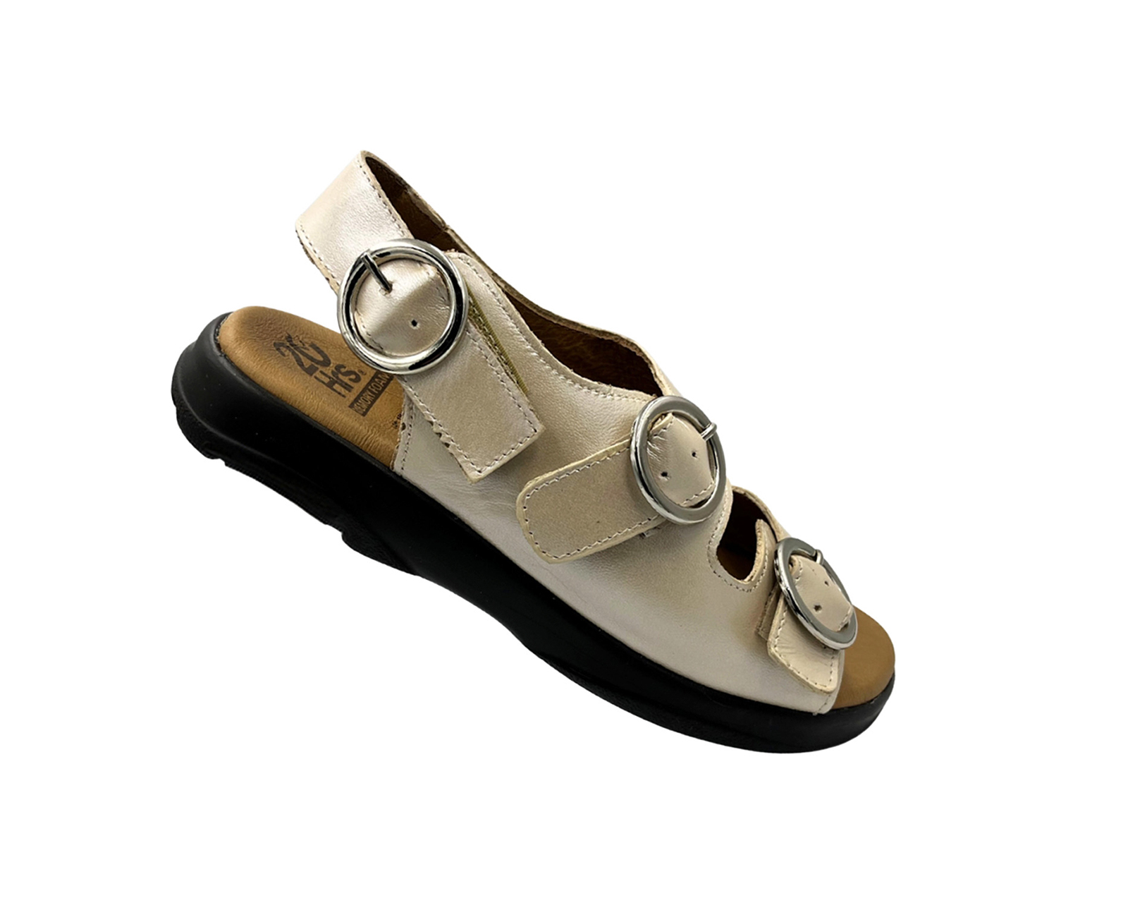 Foto 3 | Sandalia Huarache De Piel Para Mujer Cómodo 20 Hrs 1010
