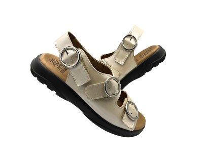 Foto 4 | Sandalia Huarache De Piel Para Mujer Cómodo 20 Hrs 1010