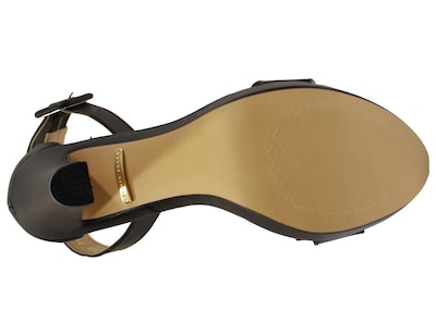 Foto 3 | Sandalias Claudio Rocco Cr-01-1 Napa color Negro Tacón 10