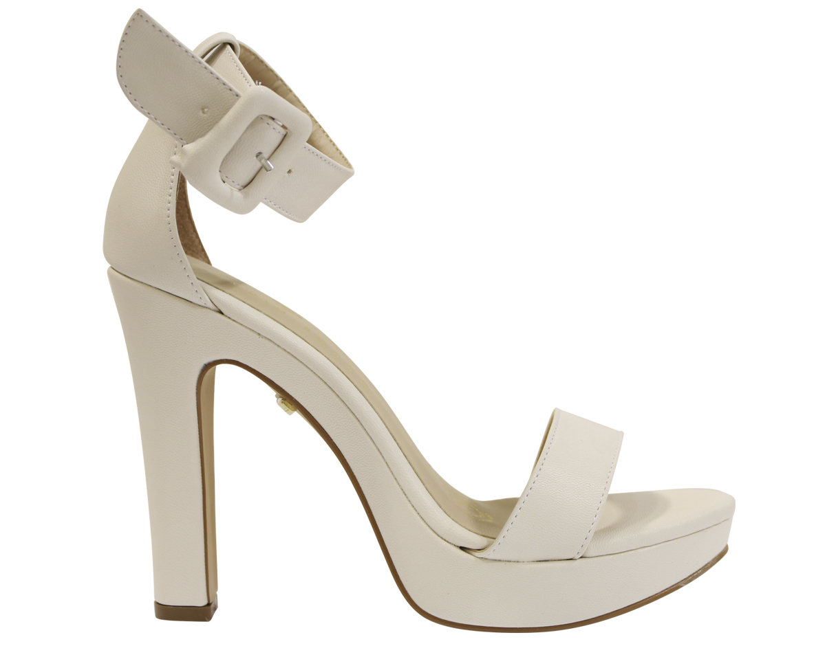 Foto 2 | Sandalias Claudio Rocco Cr-01-1 color Beige/Ice Tacón 10