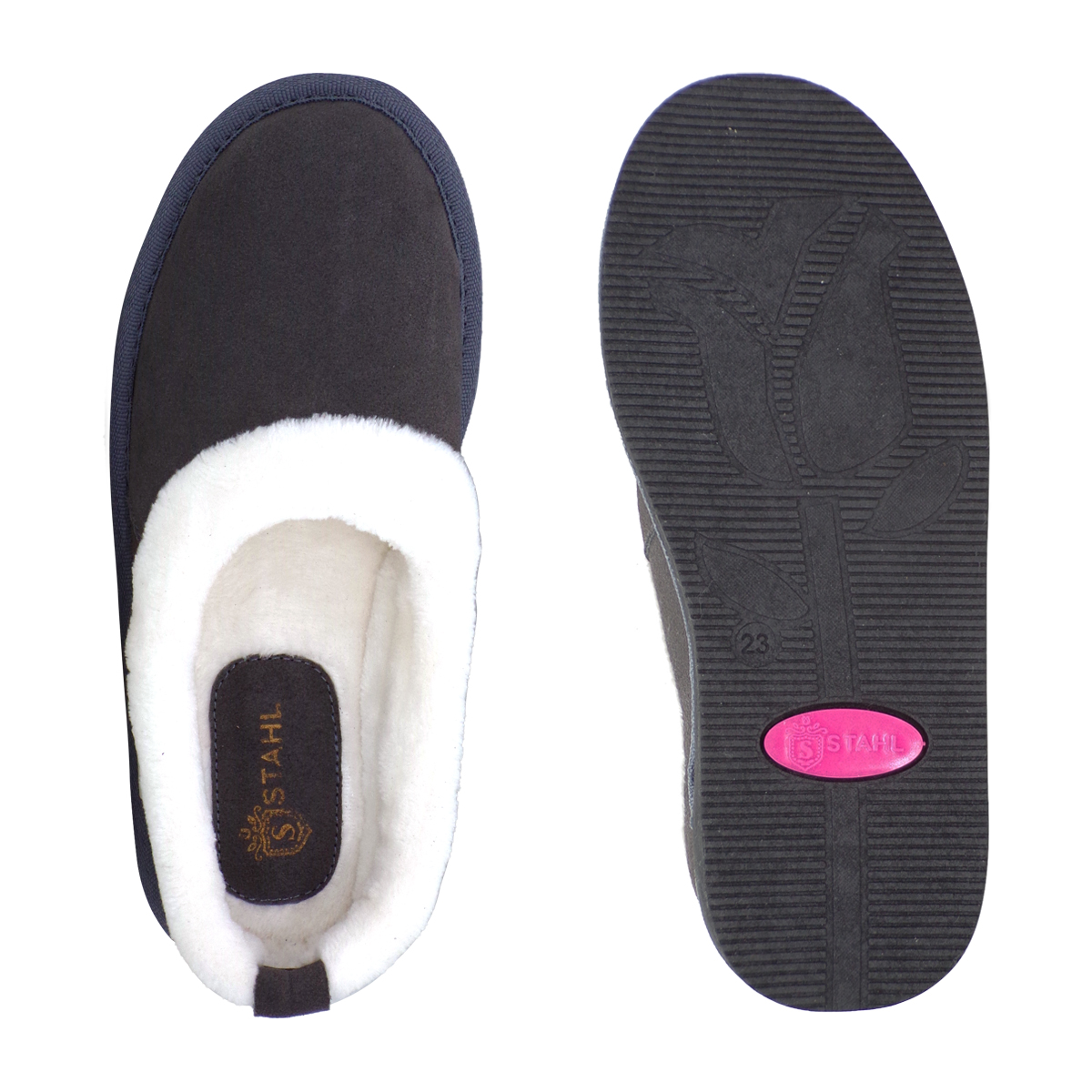 Foto 4 pulgar | Pantuflas Súper Calientitas Stahl Modelo 3594 color Gris de Gamuza